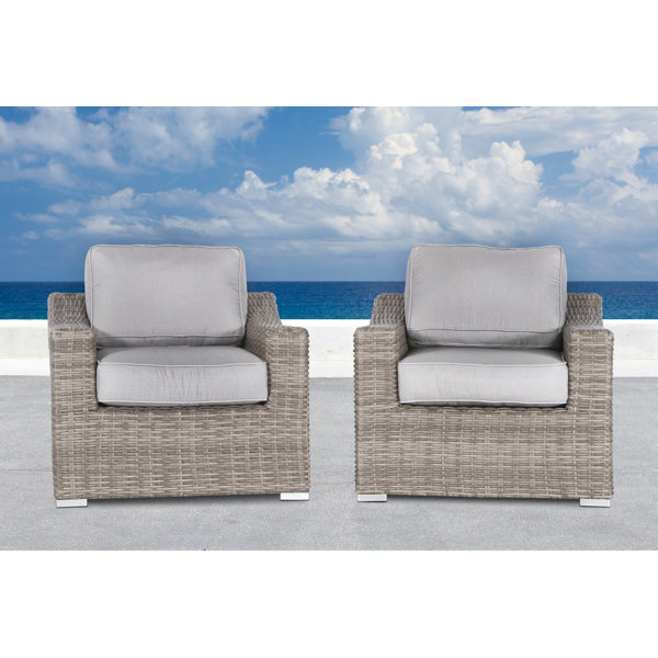 Sol 72 Outdoor™ Dayse Fully Assembled Patio Chair with Cushions 2